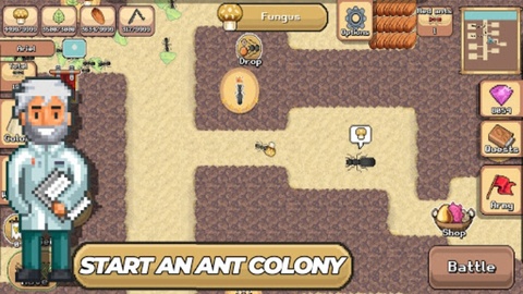 蚂蚁殖民地模拟器截图